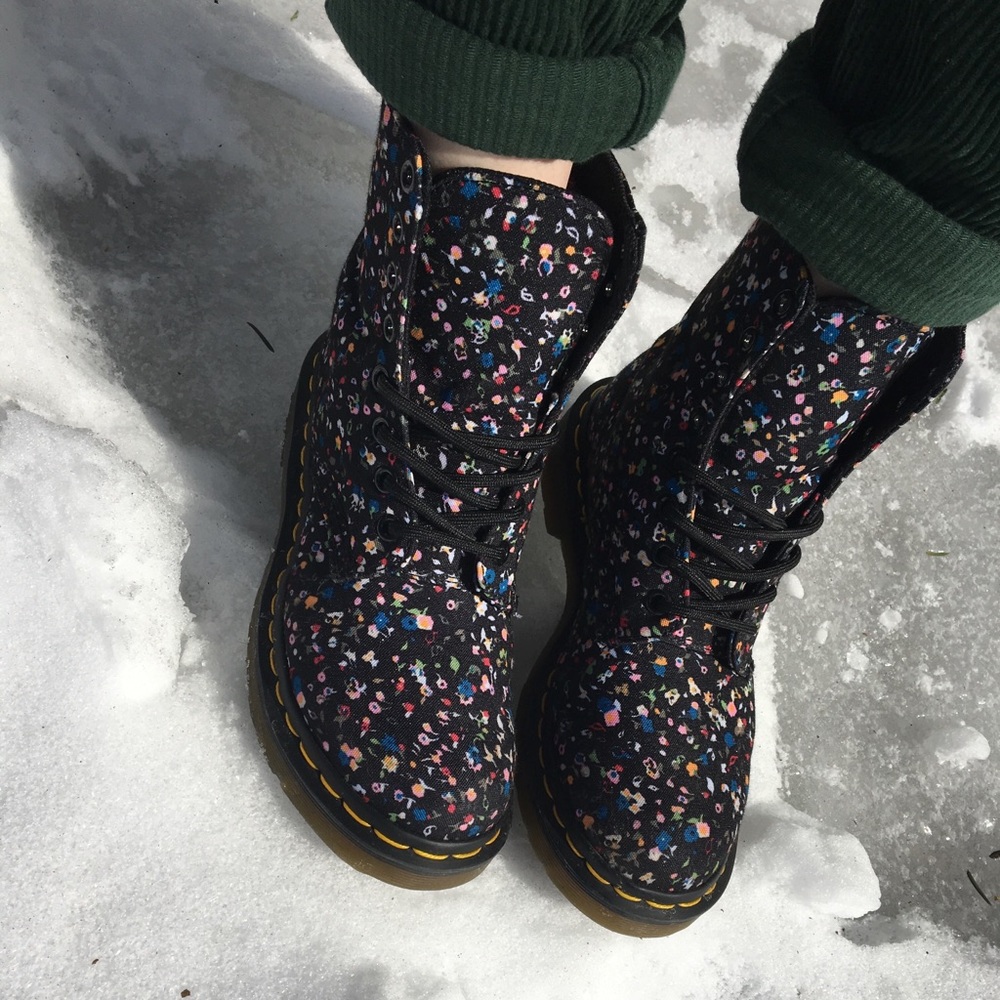 Floral Doc Martens
